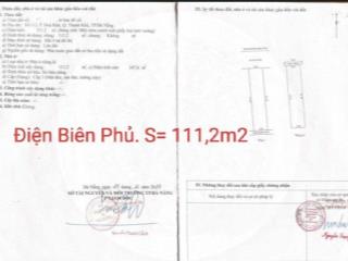 Nhà 3 tầng mặt tiền điện biên phủ. s=111,2m2 ngang 5m, cạnh hà huy tập. giá 18 tỷ