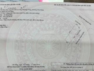 Góc 2 mặt tiền trần nguyên đánhoà minh 24. trục thông cách biển 400m. s=118m2 giá 14.7 tỷ