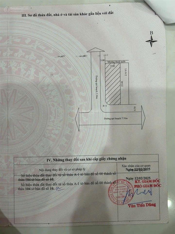 Hai mặt tiền đường 7m5 hồ sỹ dương & cẩm bắc 9. s=223m2 giá 11.7 tỷ