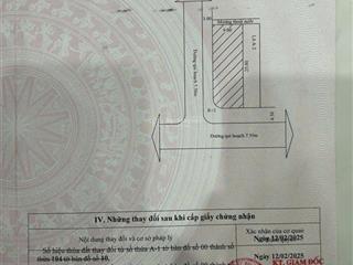 Hai mặt tiền đường 7m5 hồ sỹ dương & cẩm bắc 9. s=223m2 giá 11.7 tỷ