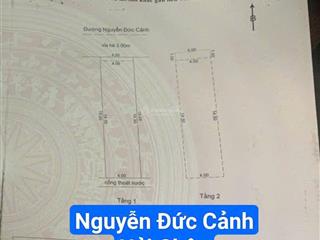 Nhà 2 tầng nguyễn đức cảnh, hải châu. cạnh sông hàn. s= 60m2 giá 6.55 tỷ