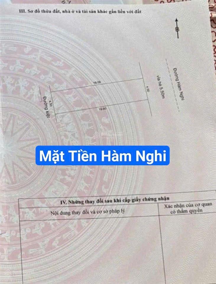 Nhà cấp 4 mặt tiền đường 15m hàm nghi. gần nguyễn văn linh. s= 86m2 giá 19 tỷ
