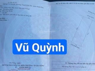 Nhà cấp 4 mặt tiền đường 5m5 vũ quỳnh song song nguyễn tất thành, gần phùng hưng. s= 75m2 ,5.8 tỷ