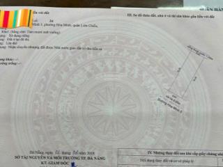 Đất hoà minh 5. liên chiểu.cách biển 200m. s= 80m2 ( 5x16) giá 6.45 tỷ