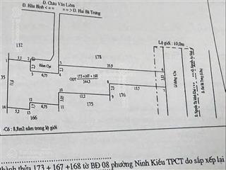 Đất lớn bến ninh kiều, phố du lịch sầm uất của cần thơ. phù hợp cao ốc văn phòng, khách sạn