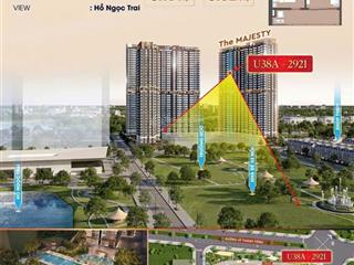Cơ hội vàng căn hộ tầng cao view hồ  biệt thự ngọc trai  dt 49.4m2 ~ 3.2 tỷ