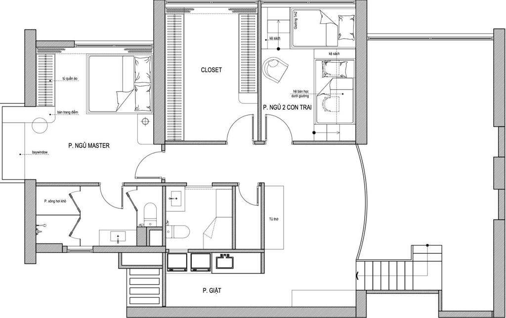 Bán căn hộ duplex 240m2 xây mới hoàn toàn