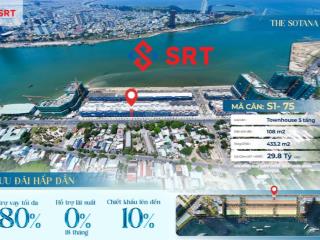 [hot] suất ngoại giao độc quyền 1 cặp townhouse ven sông 5 tầng the sonata, giá trực tiếp cđt.