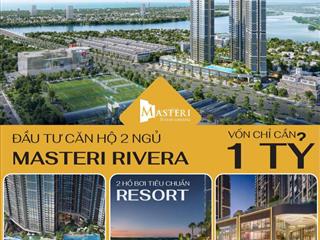 Chính thức nhận booking toà a  masteri rivera đà nẵng  chiết khấu khủng 18%