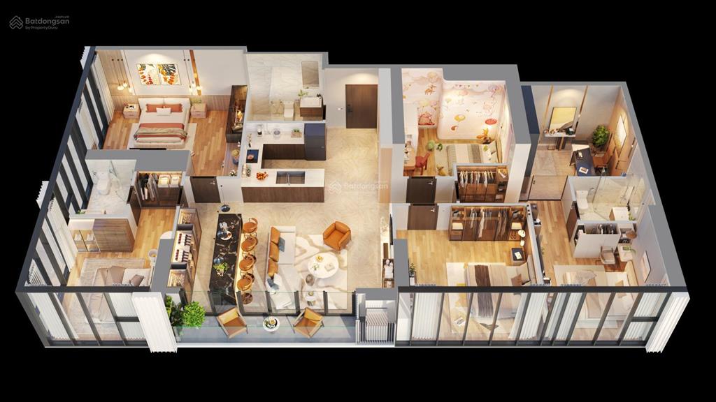 Nhanh tay sở hữu căn hộ 4pn cuối cùng tại sun feliza câù giấy, 159m2, quà tặng thêm 996 triệu