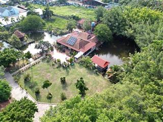 Bán nhà vườn 1.1ha ( 11.000m2 )nghỉ dưỡng view xã hưng long
