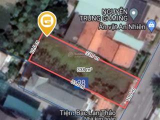 Bán đất thổ cư mt an phú tây 335m2 qh dân cư