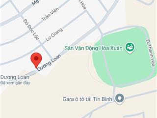 Bán 3 lô đường dương loan đối diện sân vận động hòa xuân dt 386 m2 giá 19 tỷ  0935 121 ***