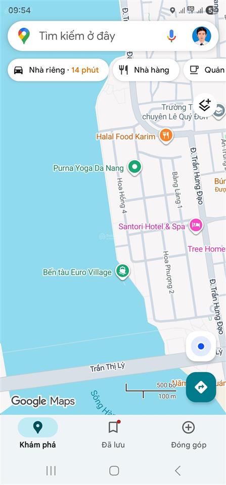 Đất biệt thự view sông khu euro village 1, dt 252 m2 giá 260 tr/m2, hai mặt tiền,  0935 121 ***