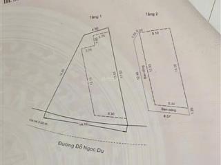 Đất đường đỗ ngọc du, thanh khê, dt 142 m2 giá 9,8 tỷ  0935 121 ***
