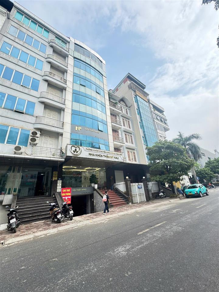 Bán đất mặt phố thọ tháp, dịch vọng hậu, cầu giấy 130m2. mt 7.2m. phù hợp xây 9 tầng. 75 tỷ tl