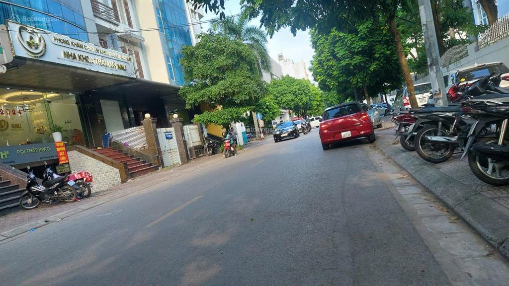 Bán đất mặt phố thọ tháp, dịch vọng hậu, cầu giấy 130m2. mt 7.2m. phù hợp xây 9 tầng. 75 tỷ tl