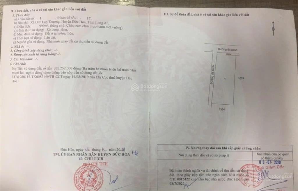 Lô góc 2mt đường nhựa 16m đức ngãi gần 2 dự án 935ha, 197ha vin hậu nghĩa đức hoà. 999m2 chỉ 7,9 tỷ