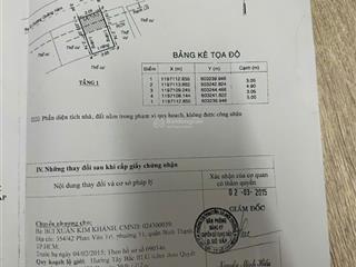Chính chủ bán gấp nhà hẽm xe tải dương quảng hàm, phường 5, gò vấp