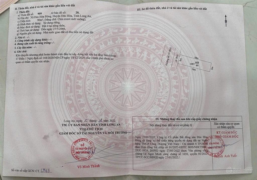 Tôi chính chủ cần cắt lỗ 2 lô liền kề đối diện tttm dự án dragon pearl, giá 1tỷ7, 90m2, sổ sẵn