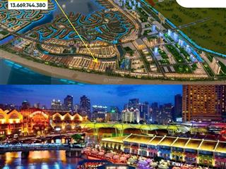 Duy nhất căn nhà phố vinhomes cần giờ, trục mặt tiền sông đẹp nhất nối 2 bên cầu, giá hơn 100tr/m2