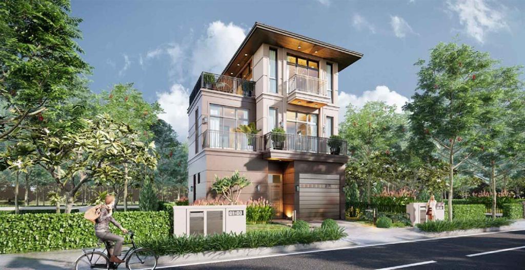 Cho thuê biệt thự đơn lập tại zeitgeist nhà bè giá 70tr/thang full nội thất