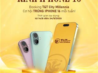 T&t city millennia khu đô thị bên nam sai gòn, long hậu, tây ninh
