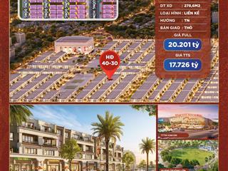 Sở hữu căn liền kề hừng đông 96m tại wonder city đan phượng giá cực tốt chỉ 17.7 tỷ/căn.