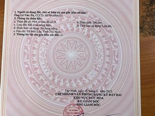 Tôi chính chủ cần bán lô đất cát tường phú sinh dt 5x20=100m2 shr mặt tiền trục chính tc5 ạ