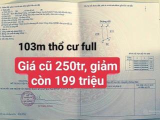 103m2 ngang 6 full thổ khánh trung 200tr