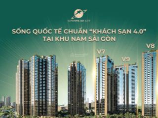 Booking nhận 1% căn hộ chuẩn khách sạn 4.0 view sông cả cấm liền kề phú mỹ hưng giá từ 78 triệu/m2