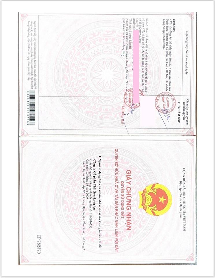 Chính chủ bán gấp đường số 13 thông kcn long hậu 3. sổ cầm tay, xây tự do, dân cư đông đúc