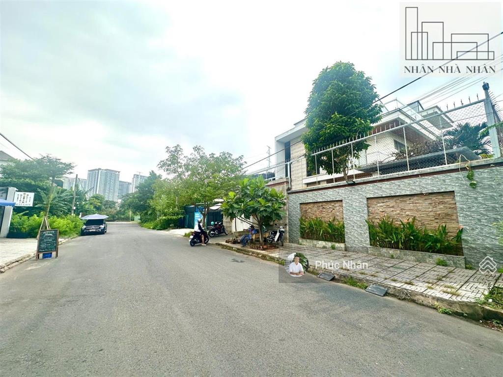 Rẻ 155tr/m2 đất biệt thự trục lê hữu kiều sát thạnh mỹ lợi 16,5x24,5m gần sông, công viên (lg 14m)