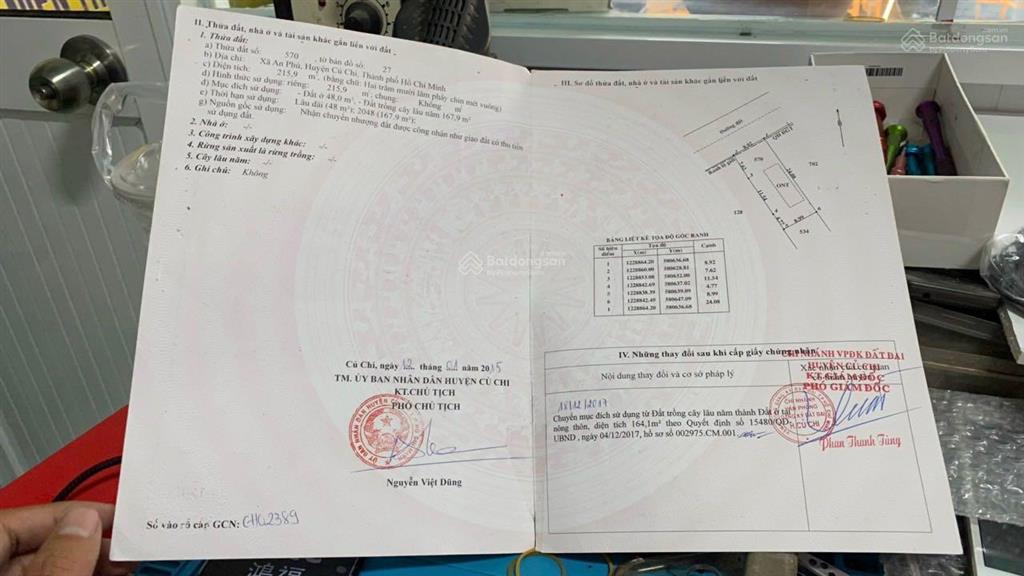 Chính chủ bán nhà mặt tiền đường nhựa (an nhơn tây, củ chi)  225m