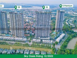 Bán căn hộ mezza toà s2 sky oasis. tổng dt sử dụng 180m2, căn hộ 2 tầng full nội thất đẹp
