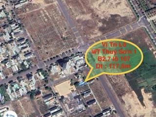 Đất biển đẹp tại thuỷ sơn 1, 117,5 m2, giá tốt chỉ sats nguyễn khắc viện kẹp cống