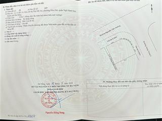 Bán đất phú mỹ an tại nguyễn văn hưởng và vùng trung 4 ngũ hành sơn, đà nẵng, 324 m2 giá ưu đãi