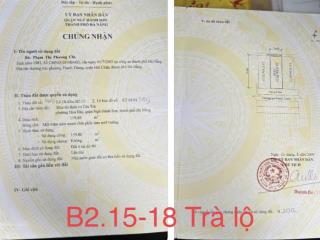 Bán đất biển tân trà ngang 7,5m rộng gần bãi tắm tân trà chính chủ