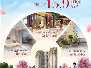 Căn hộ happy one sora ngay mt phạm văn đồng giá từ 45.9 tr/m2  ck 12.5%  bộ quà tặng trị giá 20tr