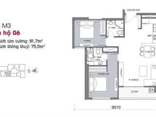 Hàng hiếm tại vinhomes metropolis  liễu giai, 14 tỷ, 81.7m2, 2pn, 2wc