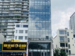 Toà nhà trương văn bang  8x20m  tổng dtsd 1120m2  hầm 7 tầng  thang máy, pccc đầy đủ