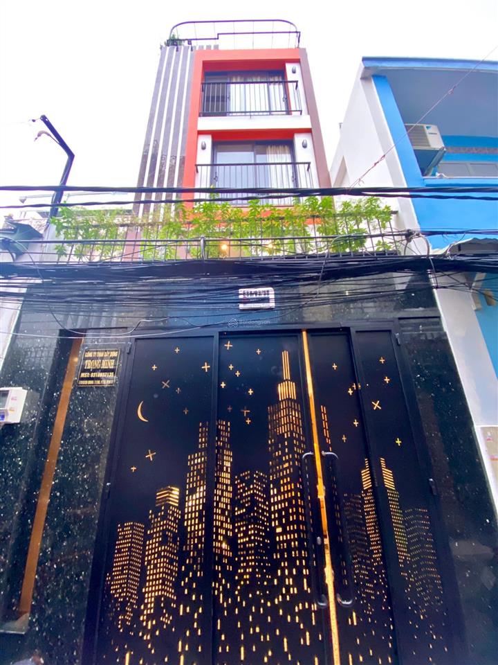 Hoa hồng 1% nhà chính chủ 4 tầng, hẻm xe hơi, quang trung, p. 11, gò vấp