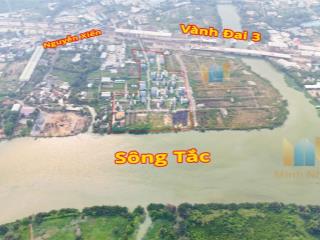 Lô view sông tắc cực đẹp việt nhân villa riverside nguyễn xiển, dt 56m2, giá 3.850 tỷ