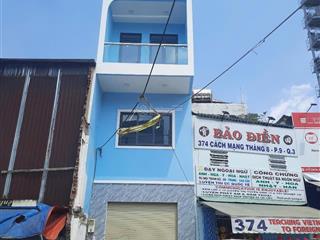 Cho thuê nhà mặt tiền cmt8, quận 3, tphcm