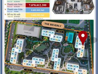Căn 3 phòng ngủ cuối cùng giỏ hàng cđt tại phân khu the beverly vinhomes grandpark