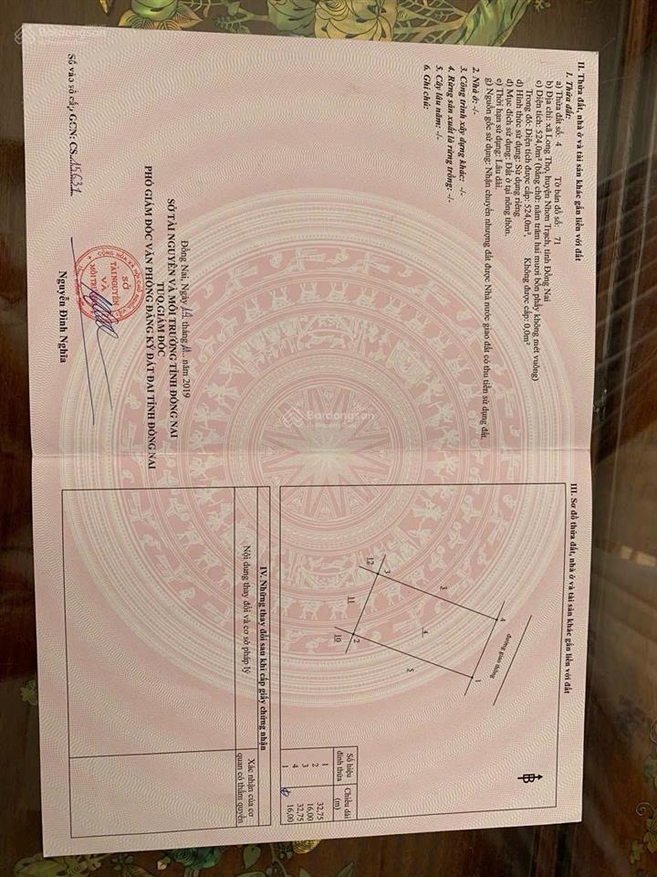 Chủ gửi bán lô đất biệt thự 524m2 dự án xây dựng hà nội  hud giá 15,7tr/m2