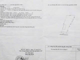 Bán đất mặt tiền đường nhựa 6m tân định bến cát, dt 1.723m² (150m² thổ cư), giá 5.95 tỷ