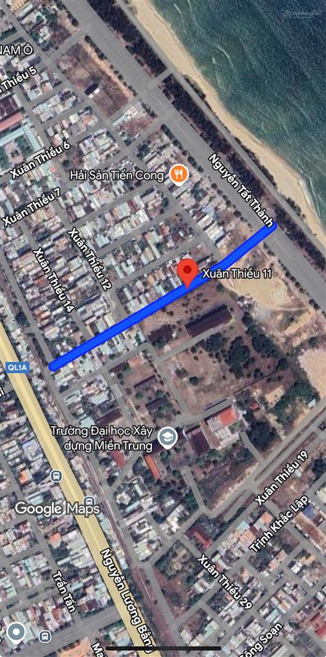 Bán 76m2 đất xuân thiều 11, trục thông biển chỉ 280m tuyệt đẹp!