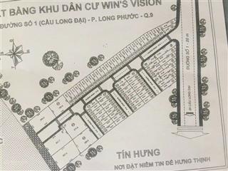 Cần bán nền đất ngay vinhomes quận 9. view sông mát mẻ. sổ hồng riêng chính chủ 52m2/2 tỷ7