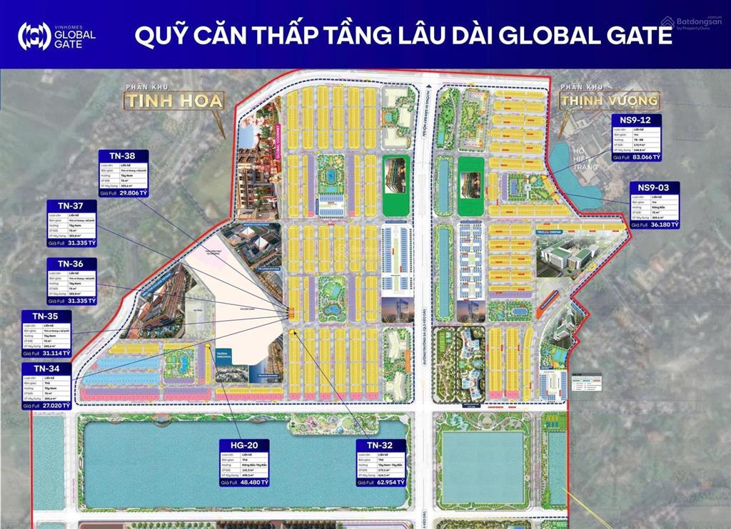 Tổng quỹ shop kd bình minh ck 20%, hoàng hôn, expo cam kết 25% lãi, sao phương tây giá 16 tỷ, 85m2